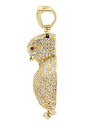 Mens Gold Plated Owl Pendant | 16.8 Grams