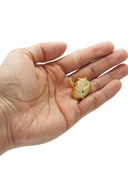 Mens Gold Plated Football Pendant | 7.3 Grams