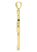 Mens Gold Plated Cross Pendant | 18.7 Grams