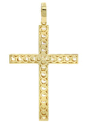 Mens Gold Plated Cross Pendant | 22.5 Grams