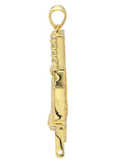 Mens Gold Plated Plug Pendant | 15.7 Grams