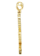 Mens Gold Plated Marijuana Leaf Pendant | 13.6 Grams