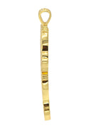 Mens Gold Plated Jesus Head Pendant | 38.5 Grams