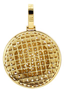Mens Gold Plated Dog Tag Pendant | 22.3 Grams