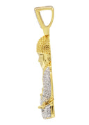 Mens Gold Plated Buddha Pendant | 6 Grams