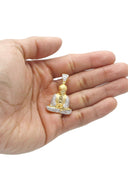 Mens Gold Plated Buddha Pendant | 6 Grams