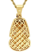 Mens Gold Plated Rope Chain & Pharaoh Pendant | Appx. 16 Grams