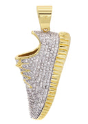 Mens Gold Plated Sneaker Pendant | 22.9 Grams