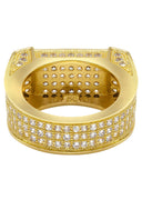 Mens Gold Plated Pinky Ring | 9.5 Grams