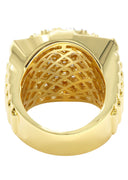 Mens Gold Plated Pinky Ring | 19.2 Grams