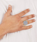 Mens Gold Plated Pinky Ring | 19.2 Grams