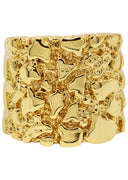Gold Plated Nugget Ring | 23 Grams