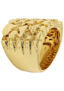 Gold Plated Nugget Ring | 23 Grams