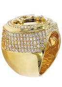 Mens Gold Plated Pinky Ring | 18.8 Grams