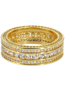 Gold Plated Eternity Ring | 4.8 Grams