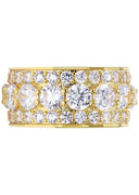 Gold Plated Eternity Ring | 10.9 Grams