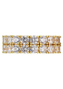 Gold Plated Eternity Ring | 10.5 Grams