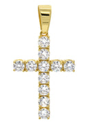 Mens Gold Plated Cross Pendant | 5 Grams