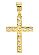 Mens Gold Plated Cross Pendant | 5 Grams