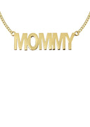 14K Ladies mommy Name Plate Necklace | Appx. 6.1 Grams
