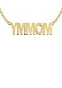 14K Ladies mommy Name Plate Necklace | Appx. 6.1 Grams