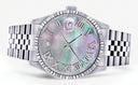 Mens Rolex Datejust Watch 16200  | 36Mm | Mother of Pearl Roman Numeral Dial | Jubilee Band