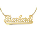Ladies Script Name Plate Necklace | Appx. 7.6 Grams