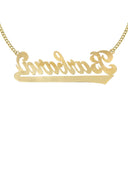 Ladies Script Name Plate Necklace | Appx. 7.6 Grams