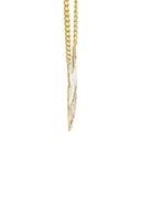 Ladies Diamond Cut Heart Name Plate Necklace | Appx. 7.4 Grams