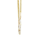 Ladies Diamond Cut Heart Name Plate Necklace | Appx. 8 Grams