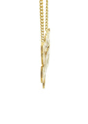 Ladies Diamond Cut Heart Name Plate Necklace | Appx. 8 Grams