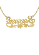 Ladies Diamond Cut Name Plate Necklace | Appx. 8.6 Grams