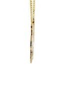 Ladies Diamond Cut Name Plate Necklace | Appx. 8.6 Grams
