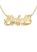 Ladies Diamond Cut Name Plate Necklace | Appx. 8.4 Grams