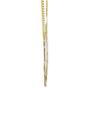 Ladies Diamond Cut Name Plate Necklace | Appx. 8.4 Grams