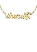Ladies Plain Name Plate Necklace | Appx. 7 Grams