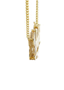 Ladies Two Tone  Name Plate Necklace | Appx. 9.8 Grams