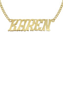 Ladies Name Plate Name Plate Necklace | Appx. 6.3 Grams