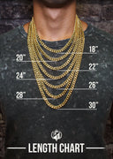 Diamond White Puff Gucci Chain