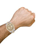 Diamond Iced Out Rolex Datejust 41 | 25 Carats Of Diamonds | Custom Full Diamond Arabic Dial | Oyster Band