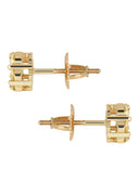 Mens Stud Diamond Earrings | 0.87 Carats 14K Yellow Gold