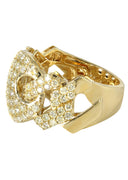 Mens Miami Cuban Diamond Pinky Ring | 2.25 Carats | 7.7 Grams