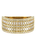 Mens Baguette Diamond Pinky Ring  | 1.46 Carats | 5.2 Grams