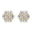 Mens Stud Diamond Earrings | 2.53 Carats 14K Yellow Gold