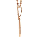 14K Rose Gold Allah Diamond Necklace | 0.77 Carats
