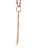 14K Rose Gold Diamond Hamsa Necklace | 2.02 Carats