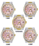 Womens Gold Rolex Datejust Watch 16233 | 36Mm | Pink Dial | Jubilee Band