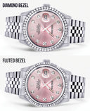 Womens Rolex Datejust Watch 16200 | 36Mm | Pink Dial | Jubilee Band