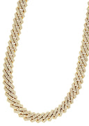 Diamond Miami Cuban Link Chain ( 17 MM ) & Gucci Puff Cuban Chain ( 18 MM) Bundle