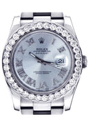 Diamond Rolex Datejust | Stainless Steel | Diamond Silver Roman Numeral Dial | 36 MM